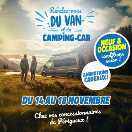 les rendez-vous du camping-car de Dordogne